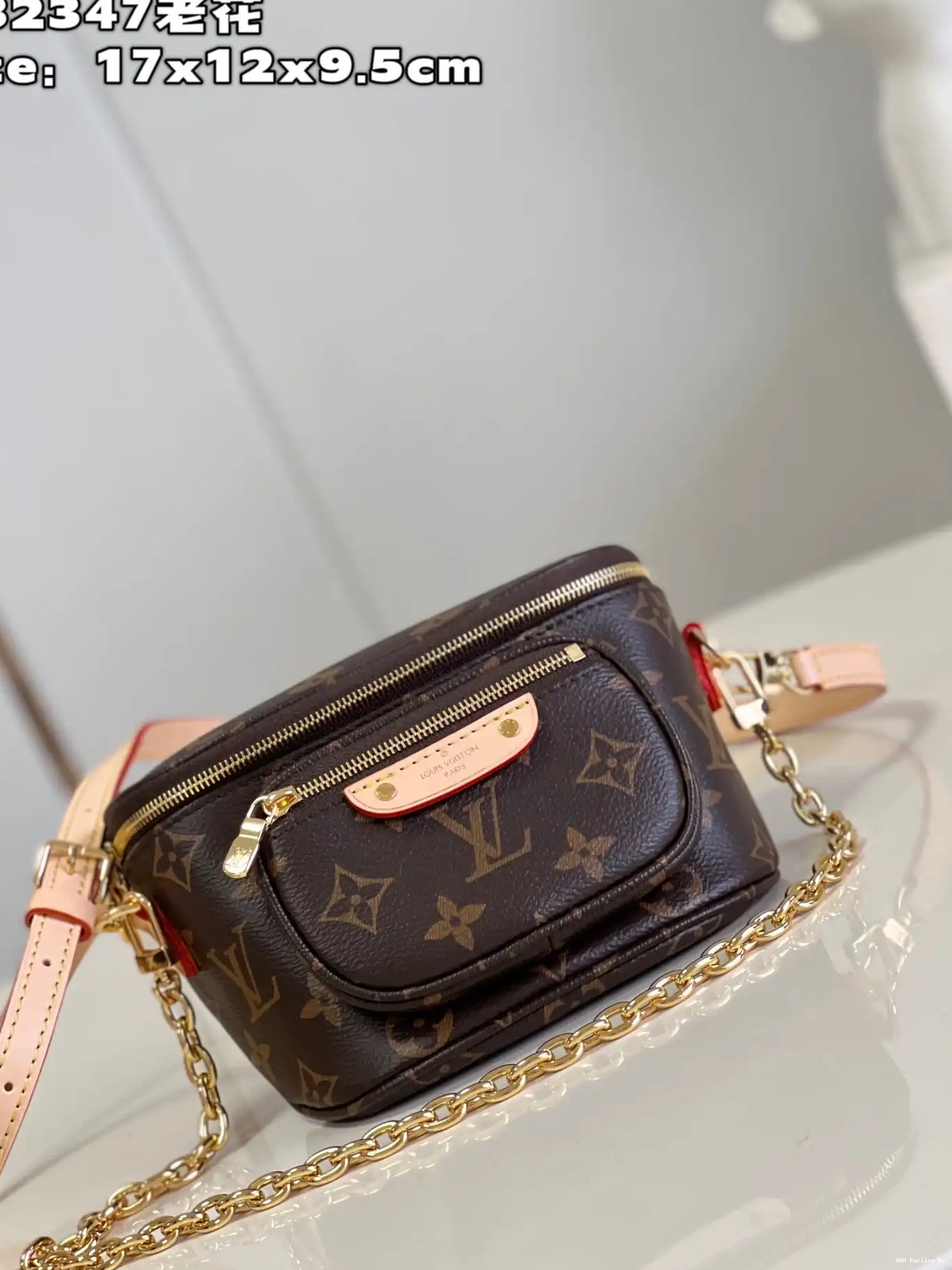 AAA Replica Ru BUMBAG-17-12-9.5CM LOUIS VUITTON MINI 0525